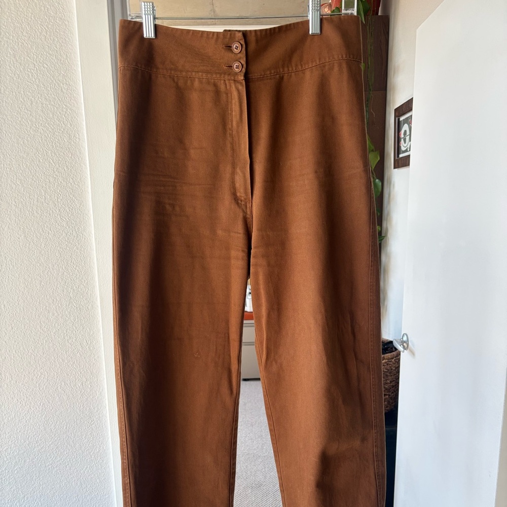 Ali Golden Cotton Fly Pants